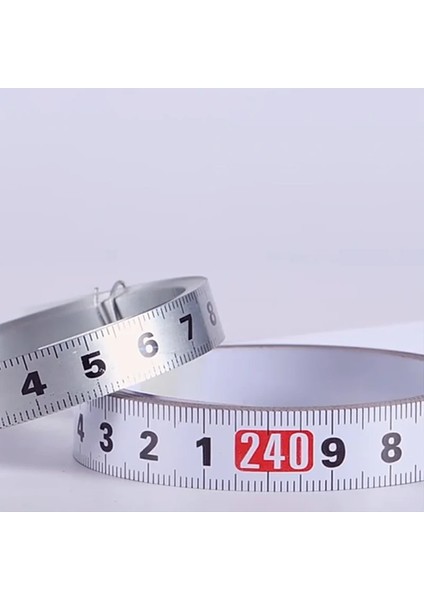 Genişlik 12.5mm Ileri 0.8m 12.5mm Genişlik Metal Mezura Kesilebilir Kendinden Yapışkanlı Ölçekli Şerit Çıkartmalar Gönye Parça Yönlendirici Masa Testere Ölçme 0.5-1m (Yurt Dışından) indirimleri