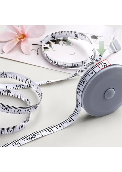 Siyah 1.5 M Bant Ölçme Aracı 60 Inç Vücut Terzi Bant Cetvel Dikiş Terzi Kumaş Ölçümleri Bant Geri Çekilebilir Ev Bant Cetvel (Yurt Dışından) fırsatları