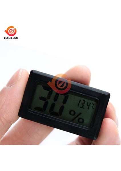 Beyaz Mini Dijital LCD Sıcaklık Nem Test Cihazı Kapalı Oda Termometresi Higrometre Sıcaklık Sensörü Nem Ölçer (Yurt Dışından) modelleri