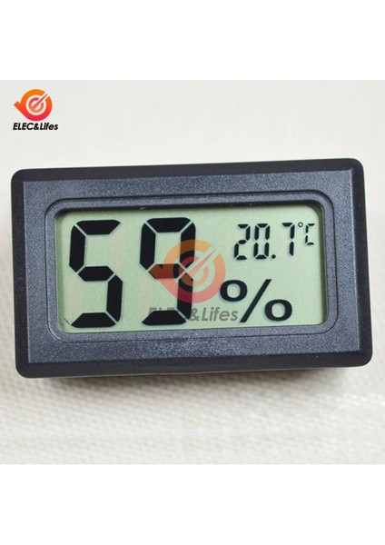 Beyaz Mini Dijital LCD Sıcaklık Nem Test Cihazı Kapalı Oda Termometresi Higrometre Sıcaklık Sensörü Nem Ölçer (Yurt Dışından) fırsatları