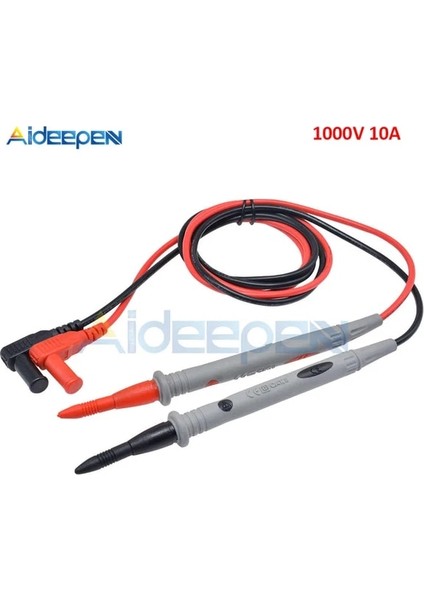 10A Evrensel Dijital 1000V 10A 20A Iğne Ucu Multimetre Çok Metre Test Kurşun Probu Tel Kalem Kablo Test Cihazı + P2001 Timsah Klip (Yurt Dışından)
