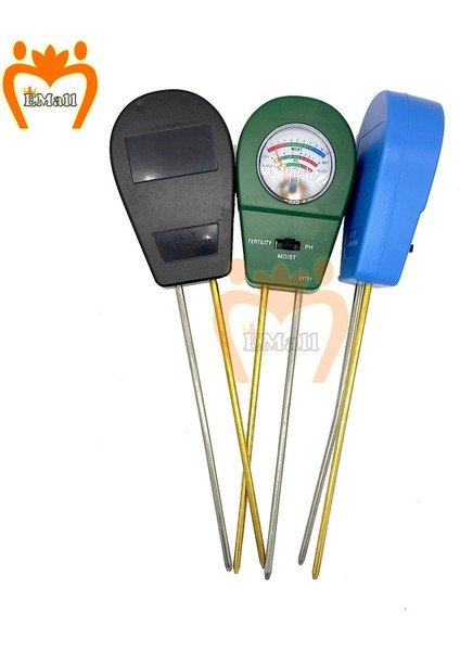 Siyah Toprak Ph Nem Ölçer Toprak Nemi Sensörü Bitki Çiçekler Toprak Nemi Asitlik Testi Ölçer Higrometre Test Cihazı Bahçe (Yurt Dışından)