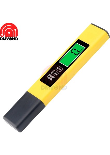 Sarı Dijital Ph Ec Tds Metre Test Cihazı Sıcaklık Kalem Su Saflığı Ppm Filtre Hidroponik Akvaryum Havuz Suyu Monitör Ph 0-9990PPM (Yurt Dışından) fiyatları