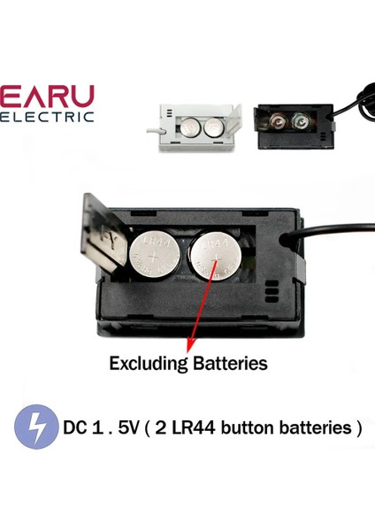 Telli Beyaz Mini LCD Dijital Termometre Higrometre Termostat Kapalı Uygun Sıcaklık Sensörü Nem Ölçer Ölçer Aletler Probu (Yurt Dışından)