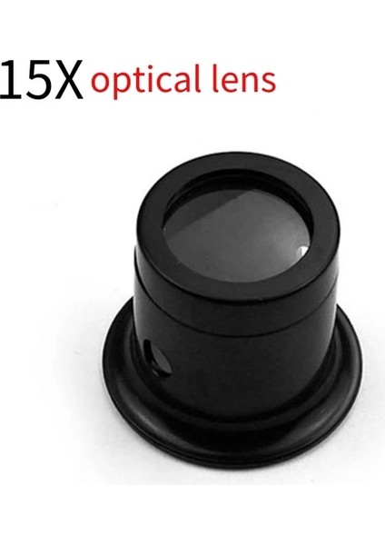 15X Optik Lens 3/5/10/30X Büyüteç K9 Optik Lens Monocle Büyüteç Büyüteç Göz Lens Izle Onarım Sikke Pullar Takı Lupe Büyüteç (Yurt Dışından)