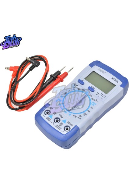 Renk 4 1 Takım A830L LCD Dijital Multimetre Ac Dc Voltmet Ampermetre Diyot Freguency Multitester Akım Test Cihazı Buzze ile Aydınlık Ekran (Yurt Dışından)