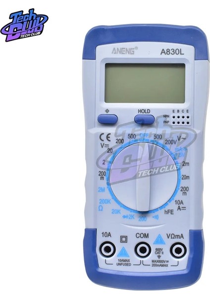 Renk 4 1 Takım A830L LCD Dijital Multimetre Ac Dc Voltmet Ampermetre Diyot Freguency Multitester Akım Test Cihazı Buzze ile Aydınlık Ekran (Yurt Dışından)