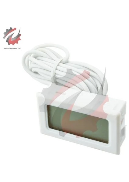 Tpm-10 Beyaz 2 M Mini LCD Dijital Termometre Higrometre Termostat Kapalı Uygun Sıcaklık Sensörü Nem Ölçer Ölçer Aletleri Probu (Yurt Dışından)