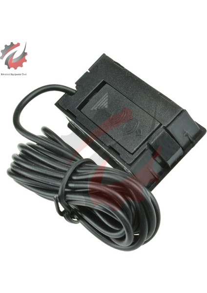 Tpm-10 Beyaz 2 M Mini LCD Dijital Termometre Higrometre Termostat Kapalı Uygun Sıcaklık Sensörü Nem Ölçer Ölçer Aletleri Probu (Yurt Dışından)