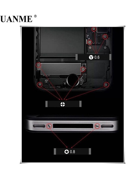 1.5 Phillips Uanme T-222 1 Adet Hassas Tornavida Profesyonel Onarım Açılış Aracı Cep Tablet Telefon Pc (Yurt Dışından) modelleri