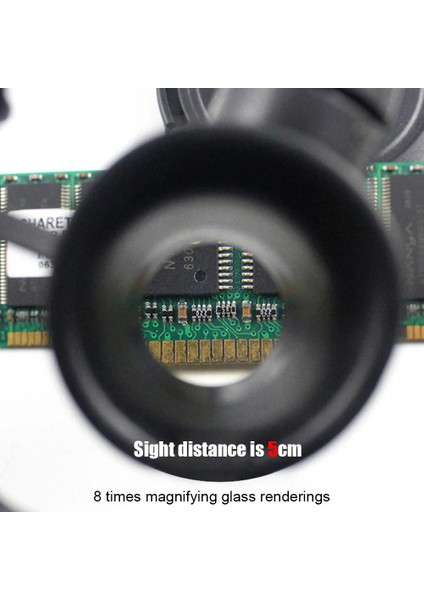 20X 10X 15X 20X 25X Kafa Giyen Büyüteç Büyüteç Gözlük ile LED Işık Lens Büyüteç Kafa Bandı Gözlük Okuma Kuyumcular Tamir (Yurt Dışından) fırsatları