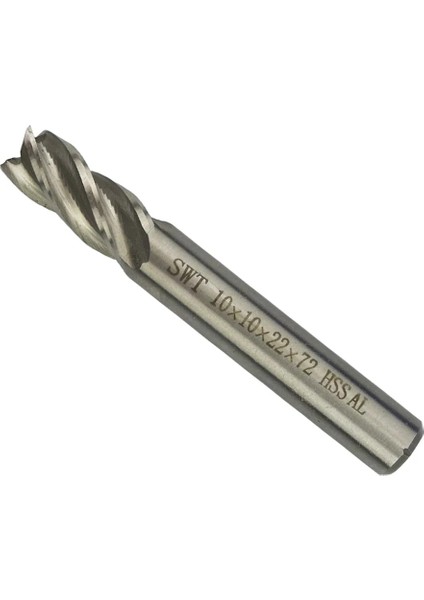 4X6X11X55 Chkj Hss End Mill Düz Şaft 4 Flüt Katı Sert Beyaz Çelik End Mill Kesici Yönlendirici Matkap Ucu 2/3/3.5/4/5/6/7/8/9/10MM (Yurt Dışından)