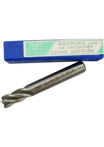 4X6X11X55 Chkj Hss End Mill Düz Şaft 4 Flüt Katı Sert Beyaz Çelik End Mill Kesici Yönlendirici Matkap Ucu 2/3/3.5/4/5/6/7/8/9/10MM (Yurt Dışından)