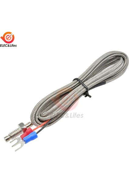 2m 1m 2m K Tipi Termokupl Sıcaklık Sensörü Kablosu Paslanmaz Çelik Prob Endüstriyel Termal Termokupl Test Cihazı 0-800 Derece C (Yurt Dışından) modelleri