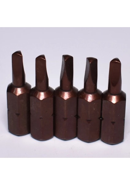TA30-5 Adet 5 Adet Manyetik Üçgen Kafa Tornavida Bit 1/4 "altıgen Saplı 25MM Uzun Tornavida Elektrikli Kulaklık Seti TA18 TA20 TA23 TA25 TA27TA30 (Yurt Dışından)