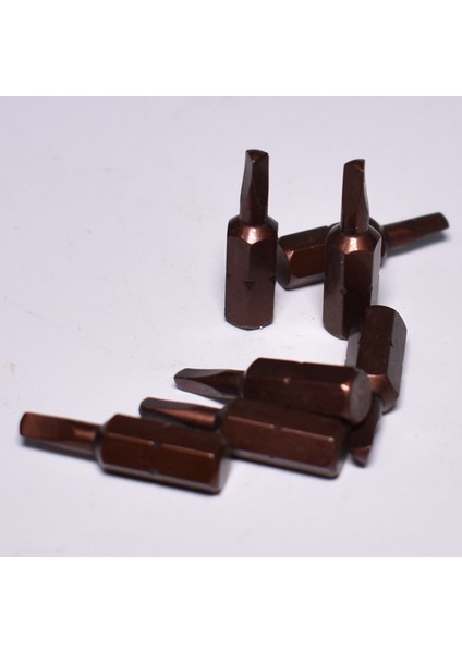 TA30-5 Adet 5 Adet Manyetik Üçgen Kafa Tornavida Bit 1/4 "altıgen Saplı 25MM Uzun Tornavida Elektrikli Kulaklık Seti TA18 TA20 TA23 TA25 TA27TA30 (Yurt Dışından)