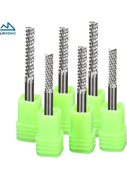 3.175X0.6X4 1 Adet 3.175MM 4mm 6mm 8mm Hsk Katı Karbür Mısır Freze Kesicisi Uçları Pcb End Mill Cnc Matkap (Yurt Dışından)