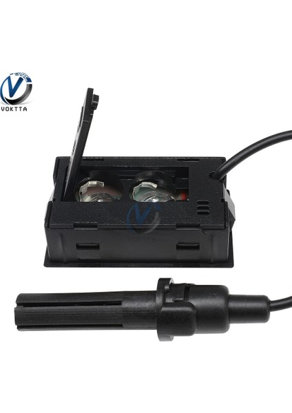Siyah LCD Dijital Termometre Higrometre Kontrol Cihazı Kapalı Gömülü Sıcaklık Nem Ölçer Cihazı 1.5m Sensör Prob Kablosu ile (Yurt Dışından)