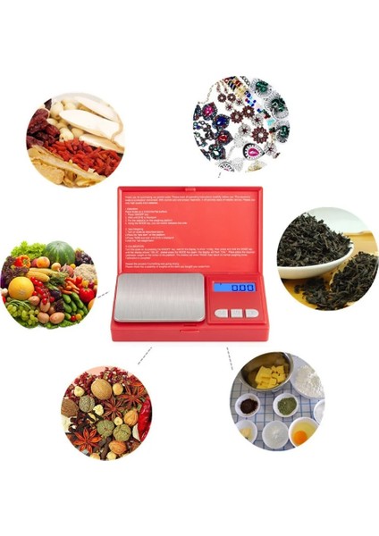 20G Standart Ağırlık 100G 500G x 0.01G Yüksek Hassasiyetli Dijital Mutfak Terazisi Takı Altın Denge Ağırlığı Gram LCD Cep Ağırlıklandırma Elektronik Terazi (Yurt Dışından)