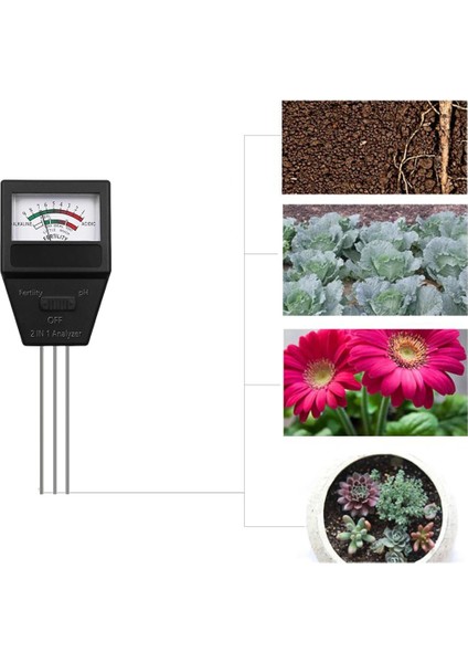 1 Adet 2 In1 Toprak Nem Sensörü Ölçer Dedektörü Bahçe Toprak Test Cihazı Bitki Çiçek Su Analizörü Ph Asitlik Higrometre Test Cihazı (Yurt Dışından) fırsatları
