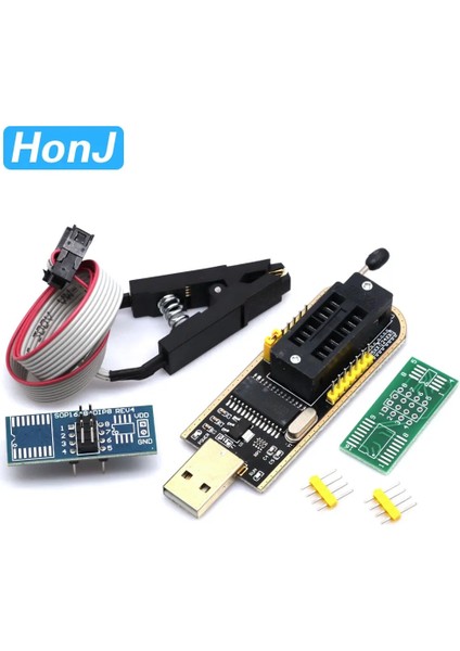 1 Adet Kurulu CH341A 24 25 Serisi Eeprom Flash Bıos USB Programcı Modülü + Soıc8 Sop8 Test Klipsi Eeprom 93CXX / 25CXX / 24CXX XTW100 (Yurt Dışından) modelleri
