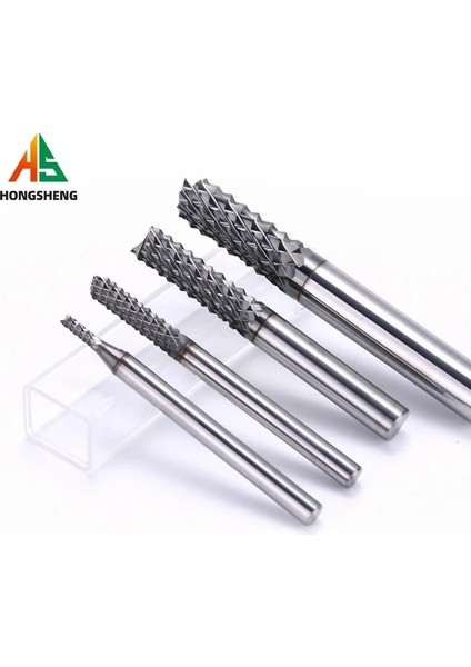 3.175X15X3.175X38 Pingdi Katı Karbür Mısır End Mill Freze Kesici Uçları 3.15, 4, 6, 8mm Grafit/karbon Fiber Pcb End Mill Cnc Kesici Freze Aletleri (Yurt Dışından) indirimleri