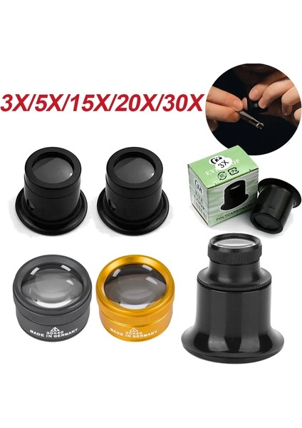 15X 36X36X30MM 3-20X Kuyumcu Saat Onarım Büyüteç Taşınabilir Monoküler Büyüteç Büyüteç Göz Büyüteç Lens Saatçiler Takı Araçları (Yurt Dışından) fiyatları