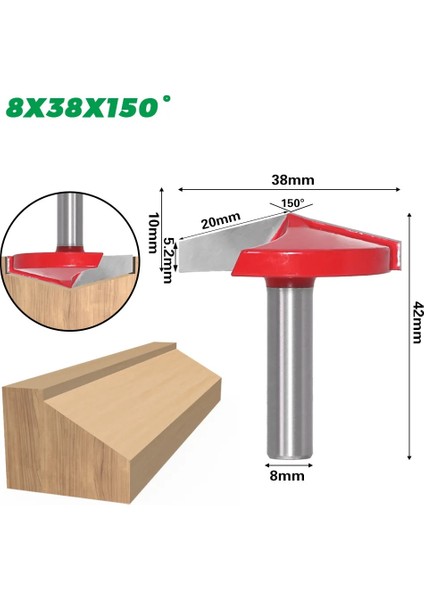08 1 Adet 8mm Shank Freze Kesicisi Ahşap Oyma 60 90 120 150 Derece Tungsten Ağaç Işleme Freze Kesicisi 3D Freze Uçları Ahşap V Bit (Yurt Dışından) indirimleri