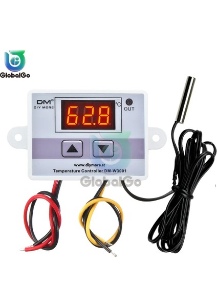 Dc 24 V XH-W3001 W3001 LED Dijital Termoregülatör Sıcaklık Test Cihazı Akıllı Termostat Sıcaklık Sensörü Kontrol Röle Çıkışı (Yurt Dışından)