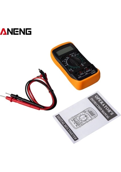 Orange Aneng XL830L Dijital Multimetre Esr Metre Test Cihazları Otomotiv Elektrik Dmm Transistör Tepe Test Cihazı Metre Kapasite Ölçer (Yurt Dışından)