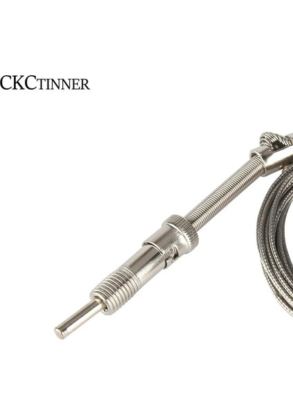 M12 E Tipi 1m 1-5m M12 Tipi E/k Sıkıştırma Yayı Korumalı Tel Termokupl Sıcaklık Sensörü Sıcaklık Kontrol Cihazı (Yurt Dışından)