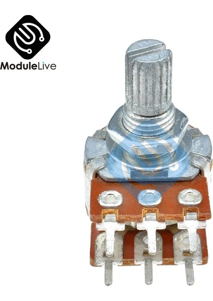 B100K B1K B2K B10K B20K B50K B250K 20MM 6 Pins Çift Stereo Potansiyometre Direnç Poti Potansiyometre Mit Welle Bölünmüş WH148 (Yurt Dışından)