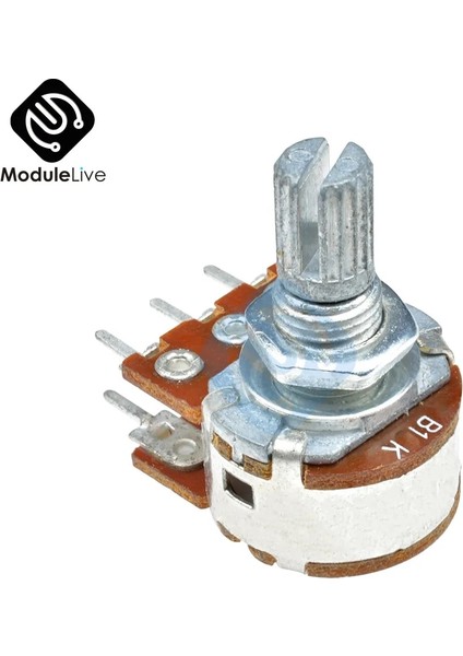 B100K B1K B2K B10K B20K B50K B250K 20MM 6 Pins Çift Stereo Potansiyometre Direnç Poti Potansiyometre Mit Welle Bölünmüş WH148 (Yurt Dışından)