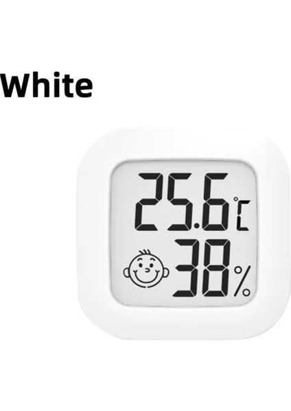 Beyaz Mini LCD Dijital Termometre Higrometre Kapalı Oda Elektronik Sıcaklık Nem Ölçer Sensörü Ölçer Ev Için Hava Istasyonu (Yurt Dışından)