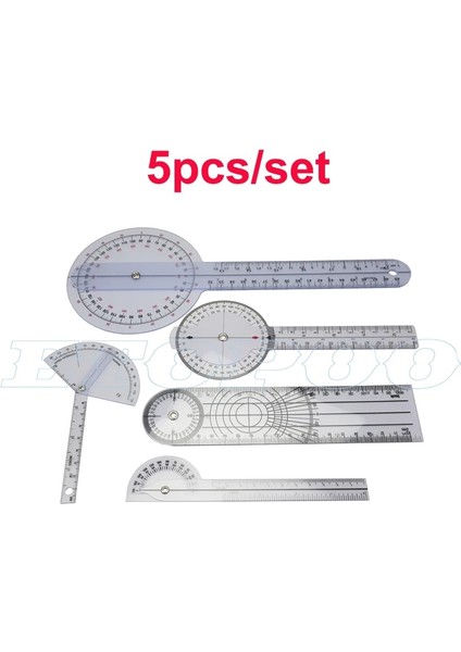 Resim Olarak 6 Adet/takım 5 Adet 3 Adet/takım Açıölçer Çok Cetvel Omurga Parmak Gonyometresi Açı Tıbbi Omurga Cetvel 180/360 Derece Ölçme Aracı (Yurt Dışından)