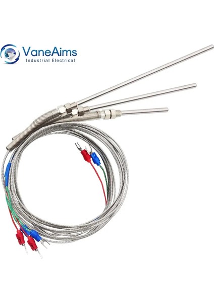 1m Tipi J Tipi K J PT100 Termokupl M8 50MM 100MM 150MM 200MM Sıkıştırma Yayı Probu Sıcaklık Sensörü ile 0.5m 1m 2m 3m Kablo Tel (Yurt Dışından)