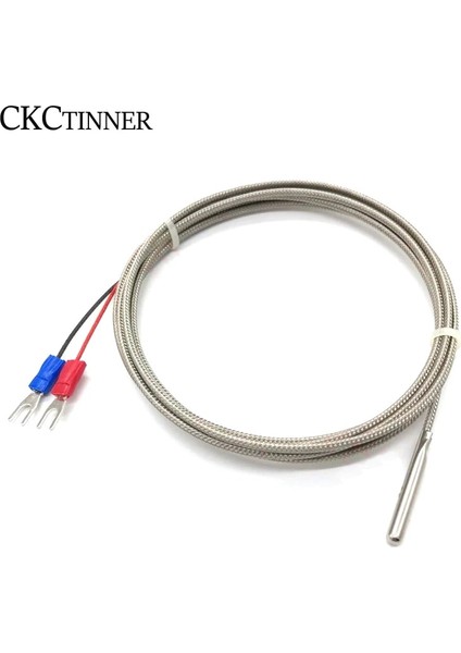 K Tipi 1 M Termokupl Diş Tipi K 1/2/3/4/5m Prob Tipi Korumalı Örgü Tel Termokupl Sıcaklık Sensörü Sıcaklık Kontrol Cihazı Için (Yurt Dışından)