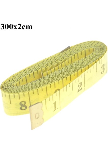 C 1 Adet 60IN 150CM Vücut Ölçüm Cetveli Dikiş Terzi Mezura Mini Yumuşak Düz Cetvel Santimetre Metre Dikiş Ölçüm Bandı (Yurt Dışından)