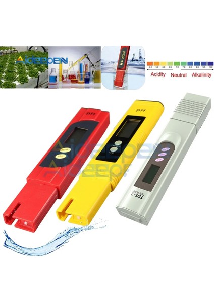 Sarı Ph Ph Ölçer Tds Metre Dijital LCD Su Test Araçları Kalem Saflık Filtresi Hidroponik Akvaryum Için Taşınabilir Su Kalitesi Dedektörü (Yurt Dışından) fiyatları