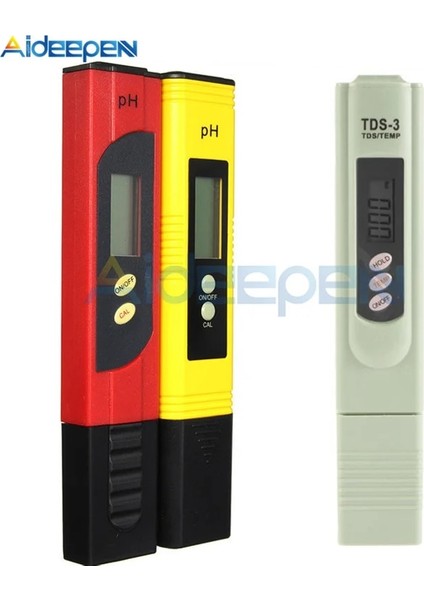 Sarı Ph Ph Ölçer Tds Metre Dijital LCD Su Test Araçları Kalem Saflık Filtresi Hidroponik Akvaryum Için Taşınabilir Su Kalitesi Dedektörü (Yurt Dışından) indirimleri