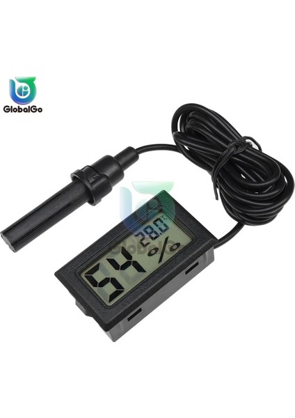 Kablosuz Mini LCD Dijital Termometre Higrometre Sıcaklık Iç Mekan Uygun Sıcaklık Sensörü Nem Ölçer Ölçer Aletler Kablo (Yurt Dışından)