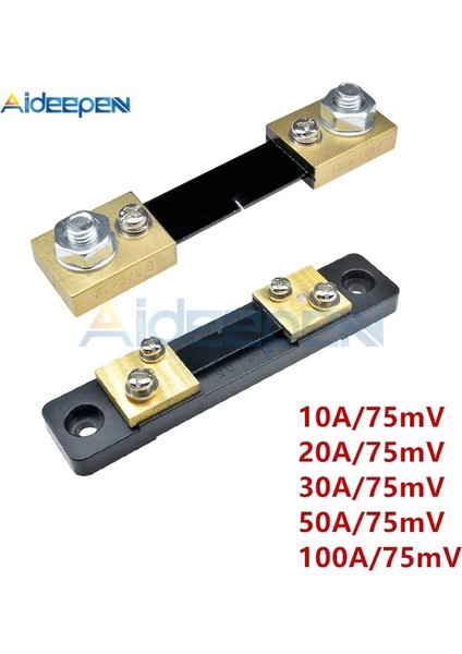 10A 1 Adet Fl-2 100A 50A 30A 20A 10A 75MV Harici Şant Akım Ölçer Ölçü Şant (Yurt Dışından) fiyatları