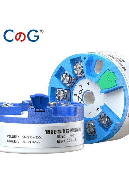 USB Yapılandırmasıkablo Cg K/ J/ S/ B'den 4-20MA 0-1800 Santigrat Termokupl Dönüştürücü Tc Girişi 4-20MA Çıkış Başa Monte Sıcaklık Verici (Yurt Dışından) fırsatları