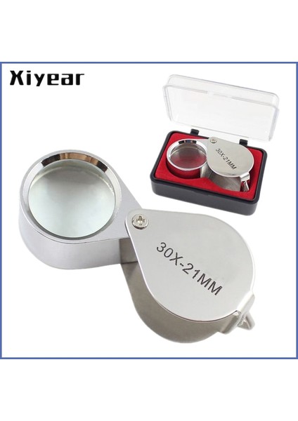 Gümüş 30X 10X-30X Takı Elmas Takı Büyüteç Büyüteç Aracı Göz Büyüteç Büyüteç Ekipmanları Üçlü Kuyumcular Gözlük Camı (Yurt Dışından) fiyatları