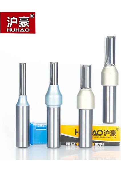5273 Huhao 1 Adet 1/4 "1/2" Shank Tct Düz Freze Uçları Ağaç Işleme Oyma 2 Flüt Ahşap Gravür Freze Kesicisi Karbür Cnc Uçları (Yurt Dışından) fiyatları