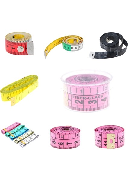 C 1 Adet 60IN 150CM Vücut Ölçüm Cetveli Dikiş Terzi Mezura Mini Yumuşak Düz Cetvel Santimetre Metre Dikiş Ölçüm Bandı (Yurt Dışından) modelleri