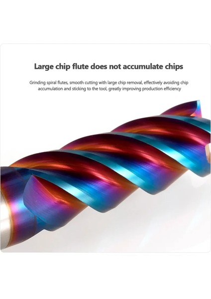 2.5X7.5X4X50 Karbür Freze Kesicisi HRC65 4 Flüt Frezeler 1 ~ 20 mm Shank Metal Anahtar Koltuk Tungsten Çelik Cnc Makinesi Kesme Aletleri Frezeler (Yurt Dışından) fırsatları