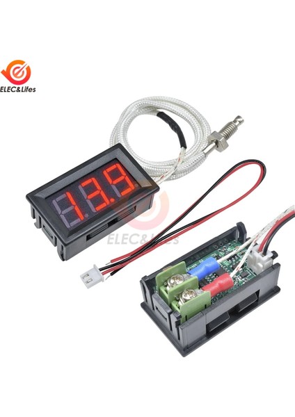 Yeşil Endüstriyel Yüksek Sıcaklık K Tipi M6 Termokupl Termometre 12 V Dijital Sıcaklık Ölçer Test Cihazı-30 ~ 800 Derece Termograf (Yurt Dışından) fiyatları