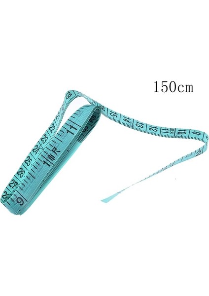 1.5m 1.5m Vücut Ölçüm Cetveli Dikiş Terzi Mezura Mini Yumuşak Düz Cetvel Santimetre Metre Dikiş Ölçüm Bandı (Yurt Dışından)