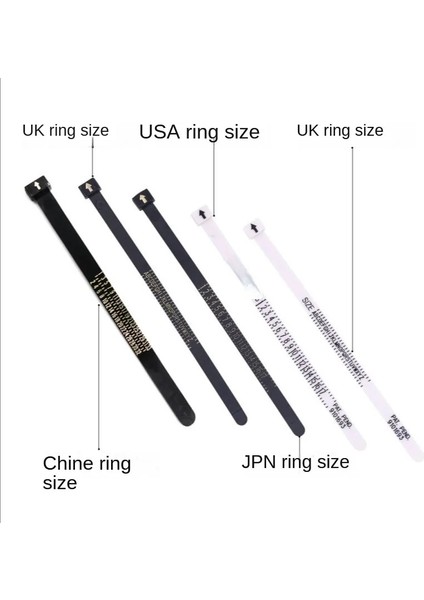 Ingıltere Boyutu Yüzük Ölçer Ölçme Aracı Yeniden Kullanılabilir Parmak Boyutu Ölçer Takı Boyutlandırma Aracı Abd Ingıltere Jpn Yüzükler Boyutu (Yurt Dışından) fırsatları